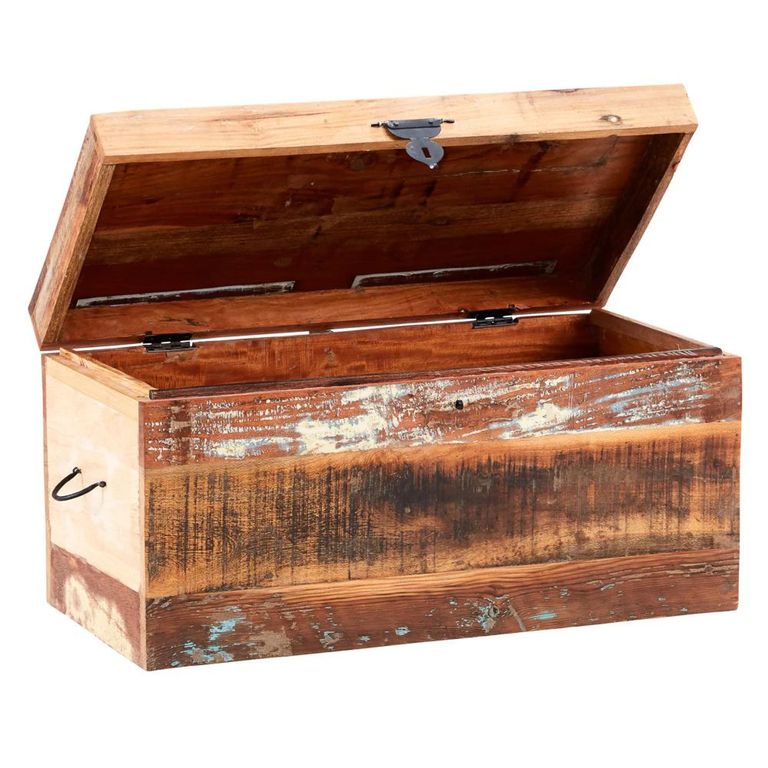 Coastal Trunk Box - Storage - Reclaimed Wood