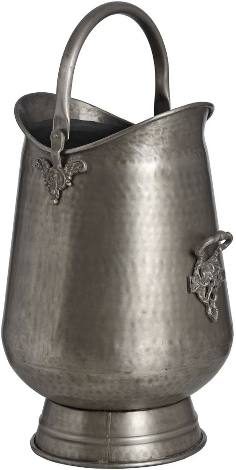 Antique Pewter Coal Bucket