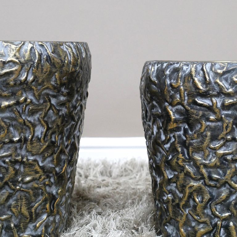 Artificial Flowers Planters - Set of 2