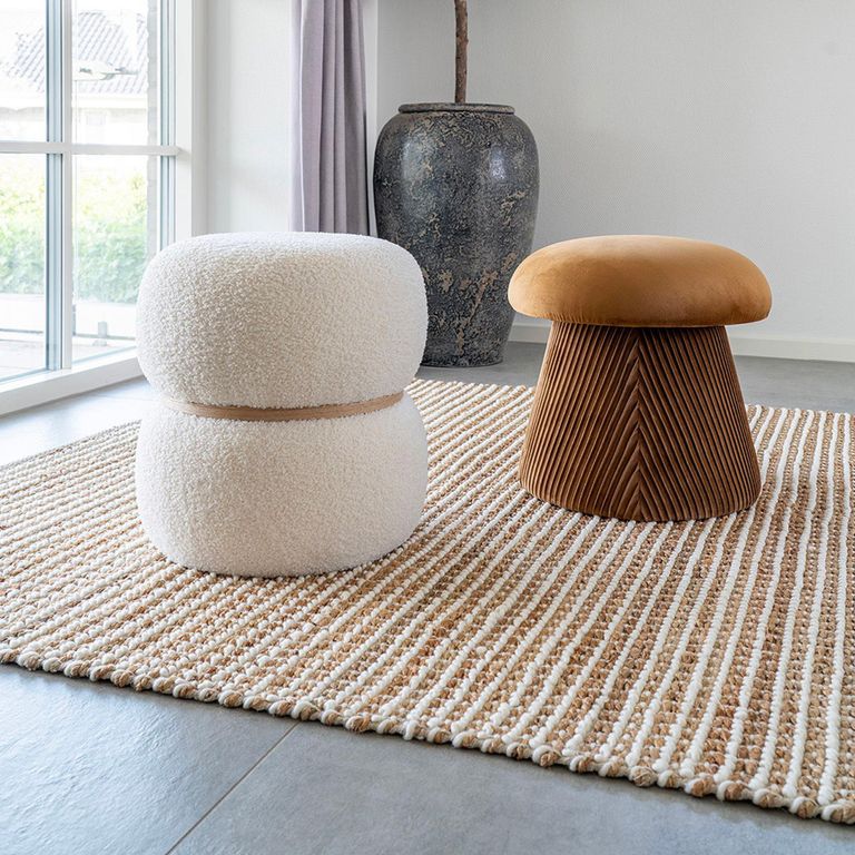 Avadi Rug - Natural and Ivory - 300cm x 200cm