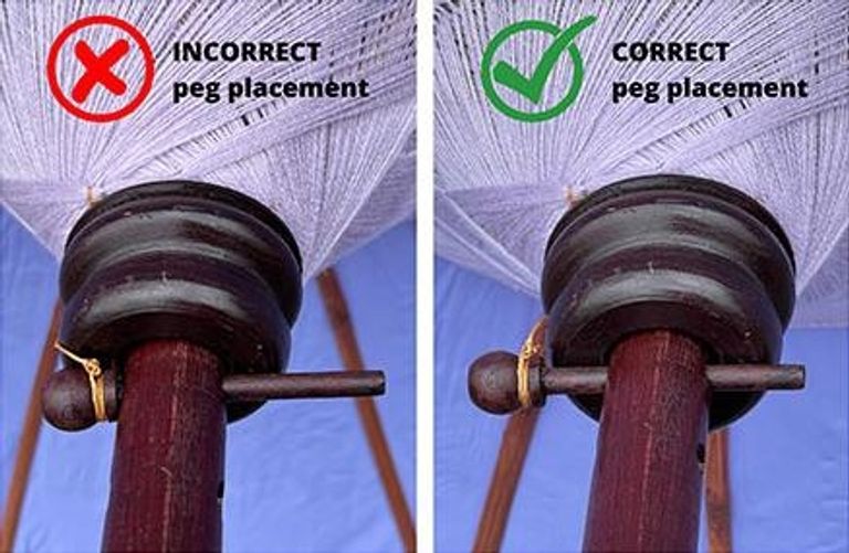 Bali Sun Parasol - Mint Green with Pink Candy Fringe