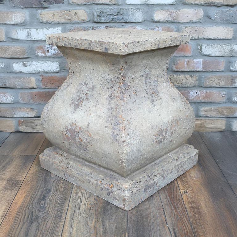 Pedestal Base - Beige - Metal
