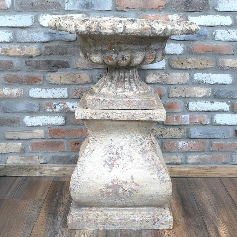 Pedestal Base - Beige - Metal