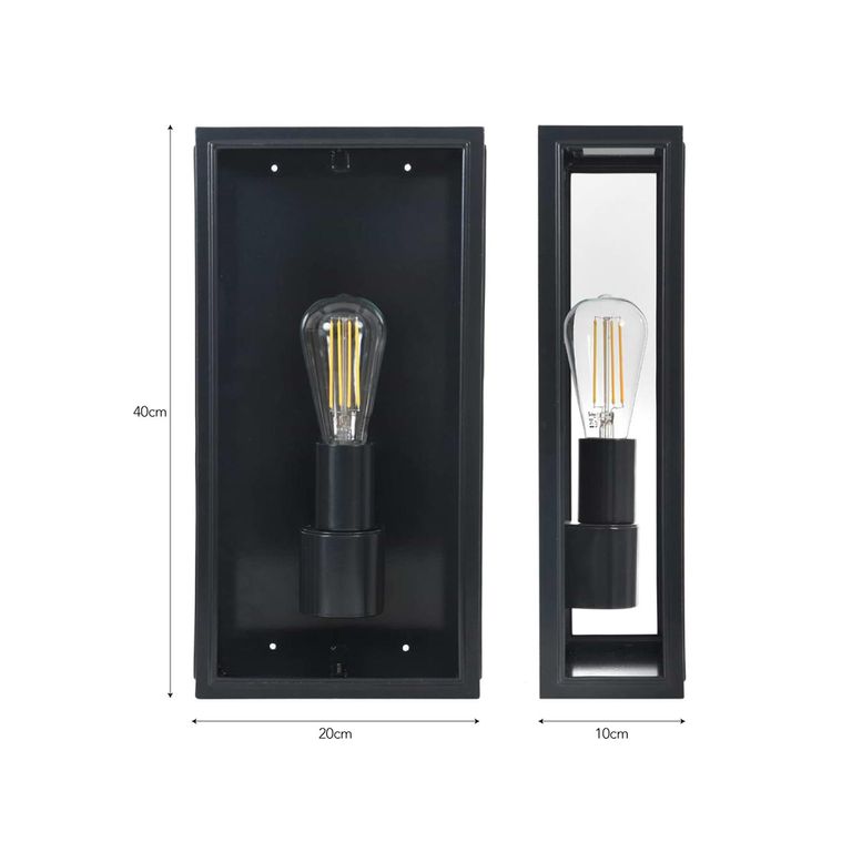 Belgrave Outdoor Lantern Tall Carbon