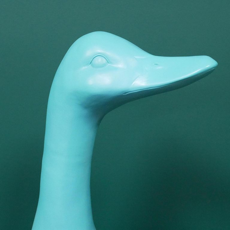Blue Duck Statue - Large - Resin