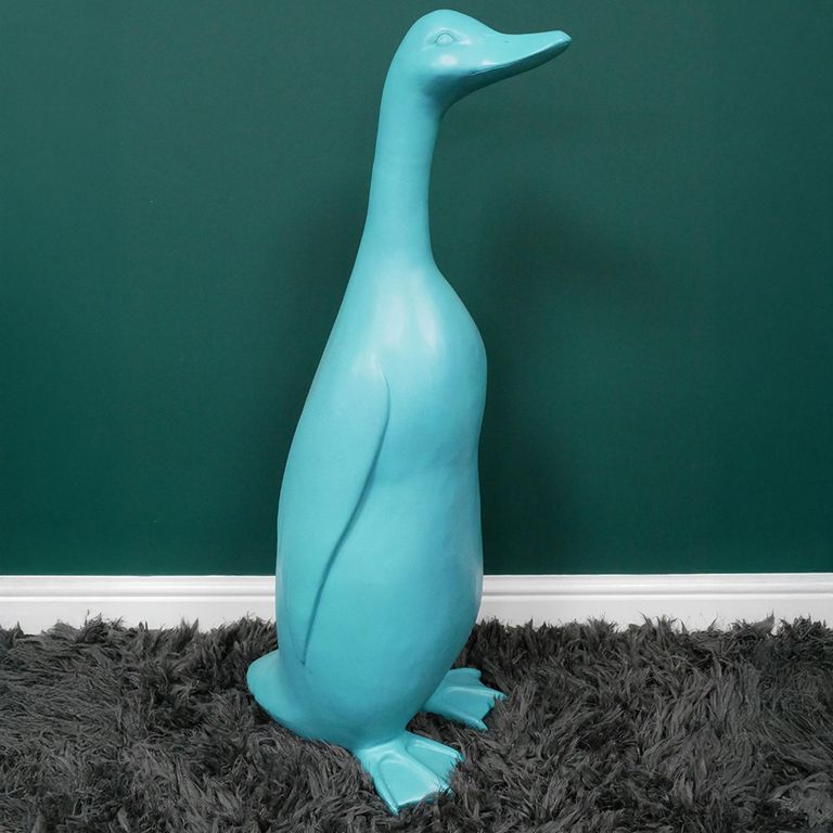Blue Duck Statue - Large - Resin