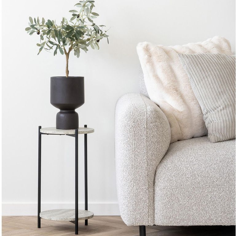 Flower Pot - Ceramic - Black