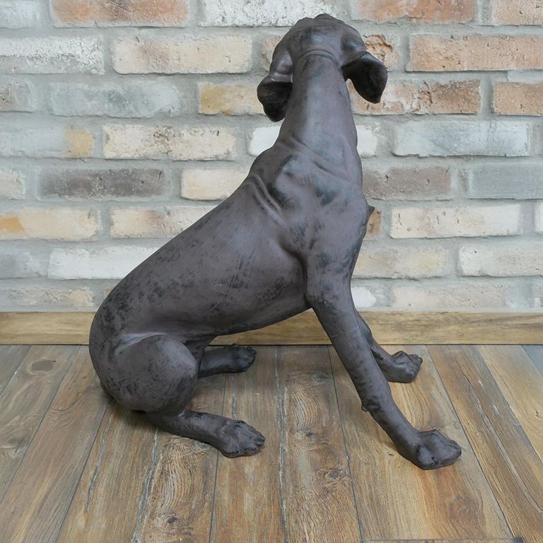 Black Dog Statue