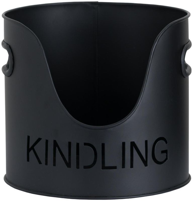 Black Logs Kindling Buckets and Matchstick Holder