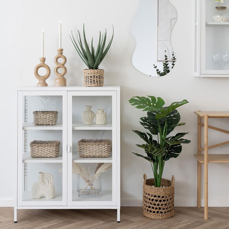 Candle Holder - Medium - Brown Ceramic