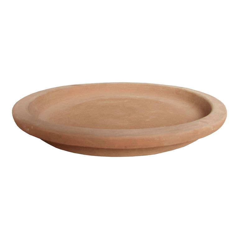 Saucer - Round Large - Set of 4 - Terracotta - Brown