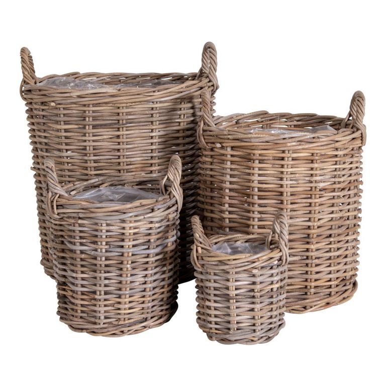 Caor Basket - Round - Kubu Rattan - Set of 4