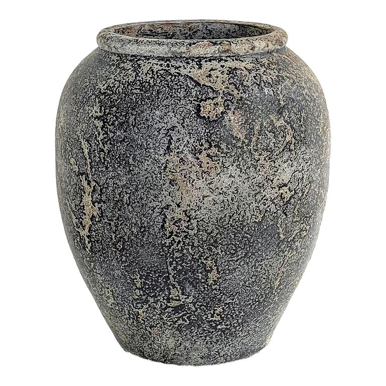 Capelo Decoration Pot - Grey Terracotta
