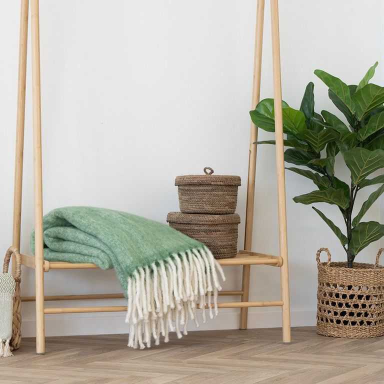 Carmel Throw - Green Plaid