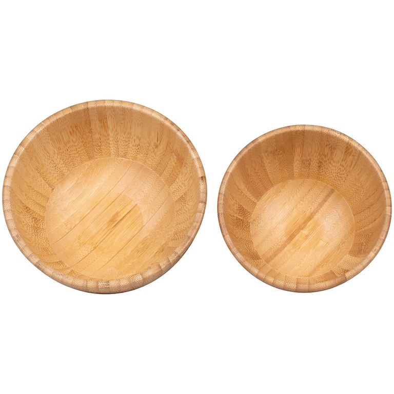 Chefalu Round Bowl - Set of 2 - Bamboo - Natural