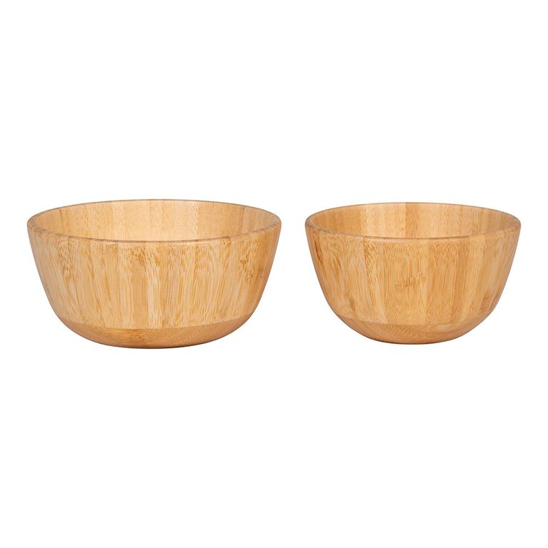 Chefalu Round Bowl - Set of 2 - Bamboo - Natural