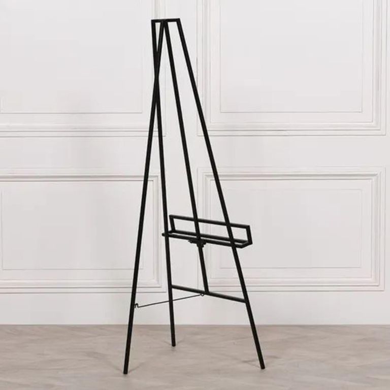 Clearance - Contemporary Style Black Metal Easel - FSS16316