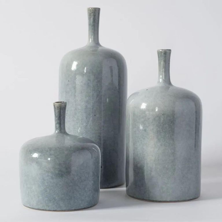 Clearance  - Vormark Blue Ceramic Ornament (Set of 3) - FSS15970