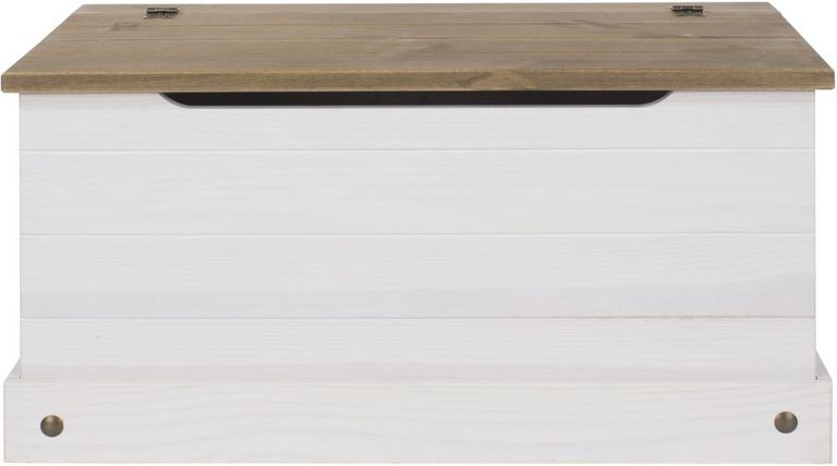Corona White Mexican Pine Storage Trunk