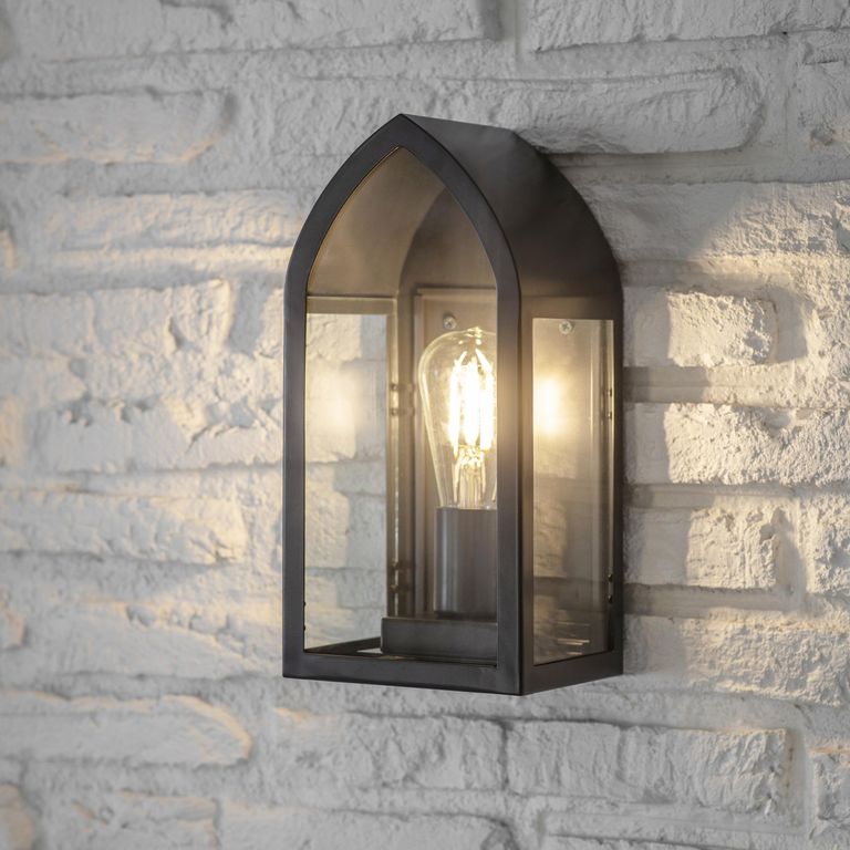 Fairford Outdoor Lantern Carbon