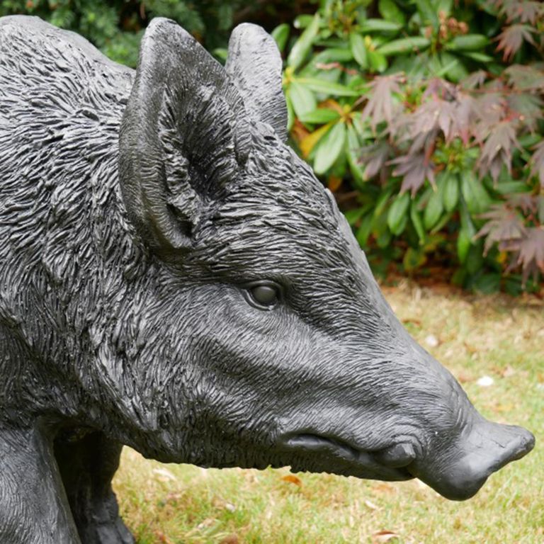 Garden Boar Statue - Large