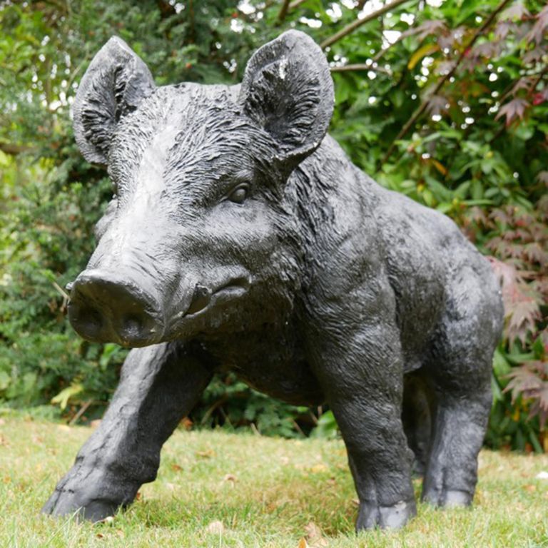 Garden Boar Statue - Large