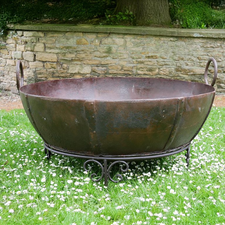 Garden Kadai - Giant - Bronze Metal