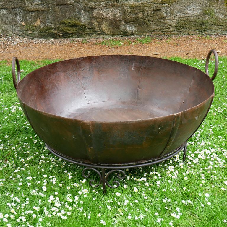 Garden Kadai - Giant - Bronze Metal