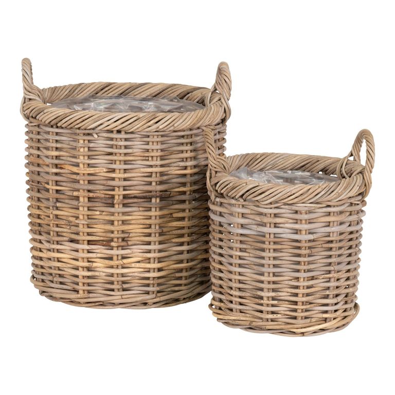 Gili Basket - Natural - Kubu Rattan - Set of 2