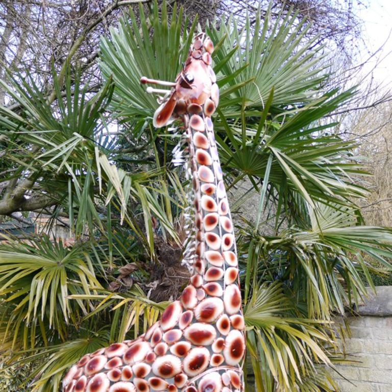 Giraffe Small Garden Statue