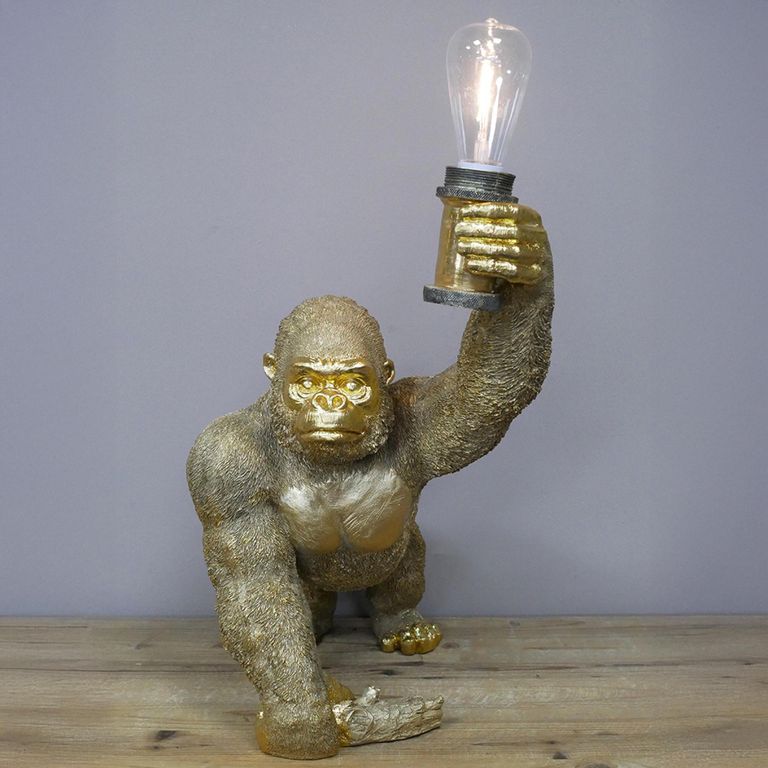 Gold Gorilla Light Stand