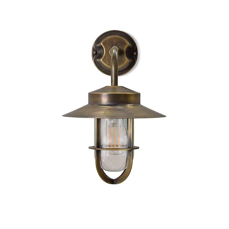 Hanwell Wall Light Antique Brass