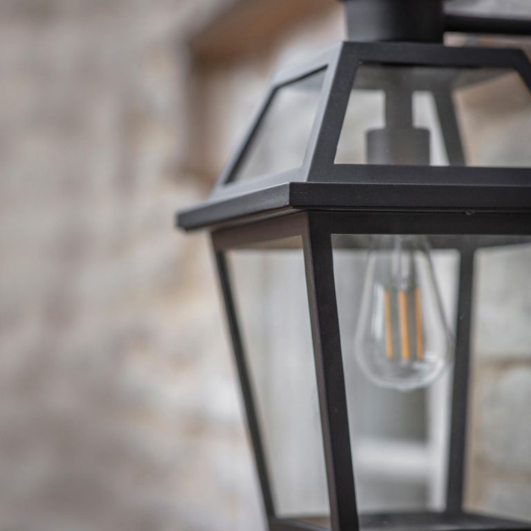 Harrow Wall Light Black