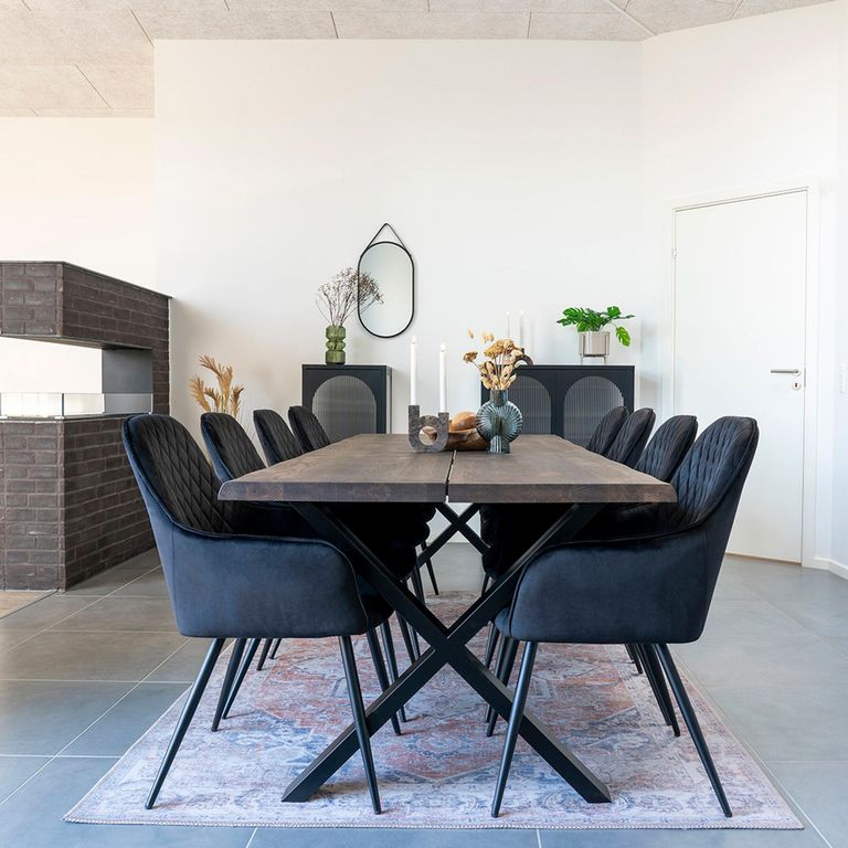 Havana Rug - Orange and Blue - 300cm x 200cm