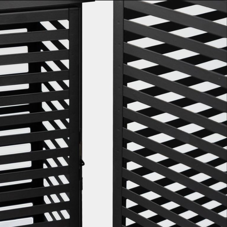 Lanterns - Hollow Black Metal - Set of 2 - 3 Lanterns