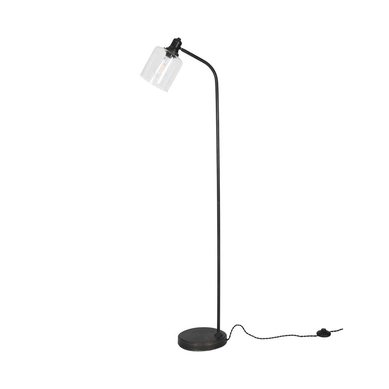 Hoxton Cylinder Floor Lamp Black