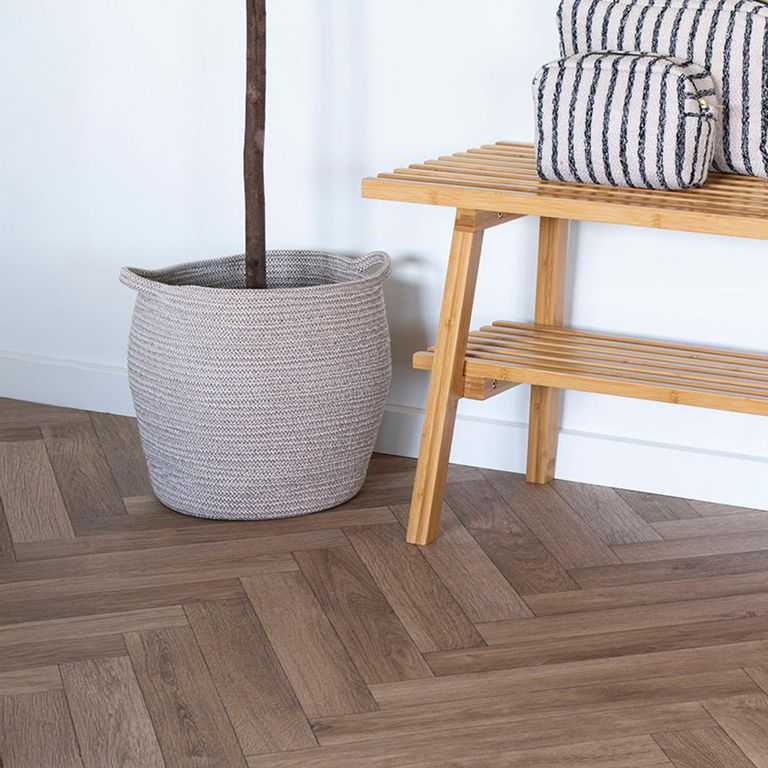 Lamas Basket - Set of 2 - Fabric - Beige