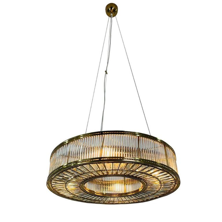 Beaumont Chandelier - Antique Brass - Round