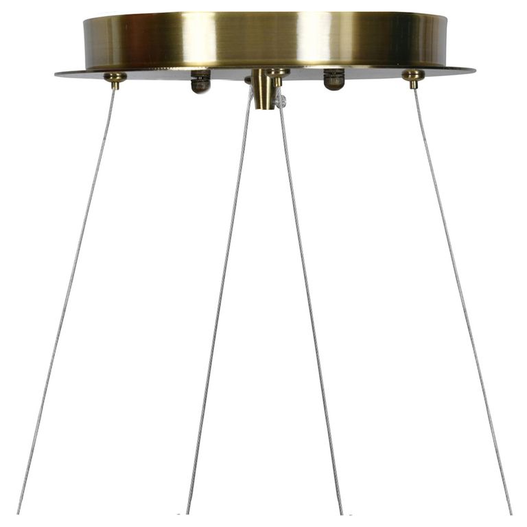 Stukely Pendant - Brushed Brass - Eight Spotlight