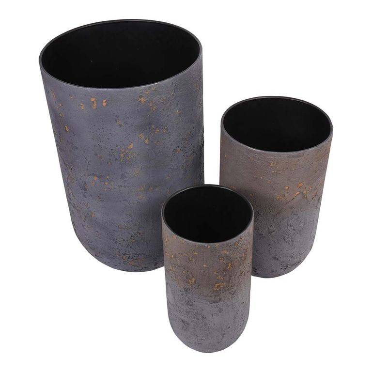 Volcano Planter - Blue - Set of 3