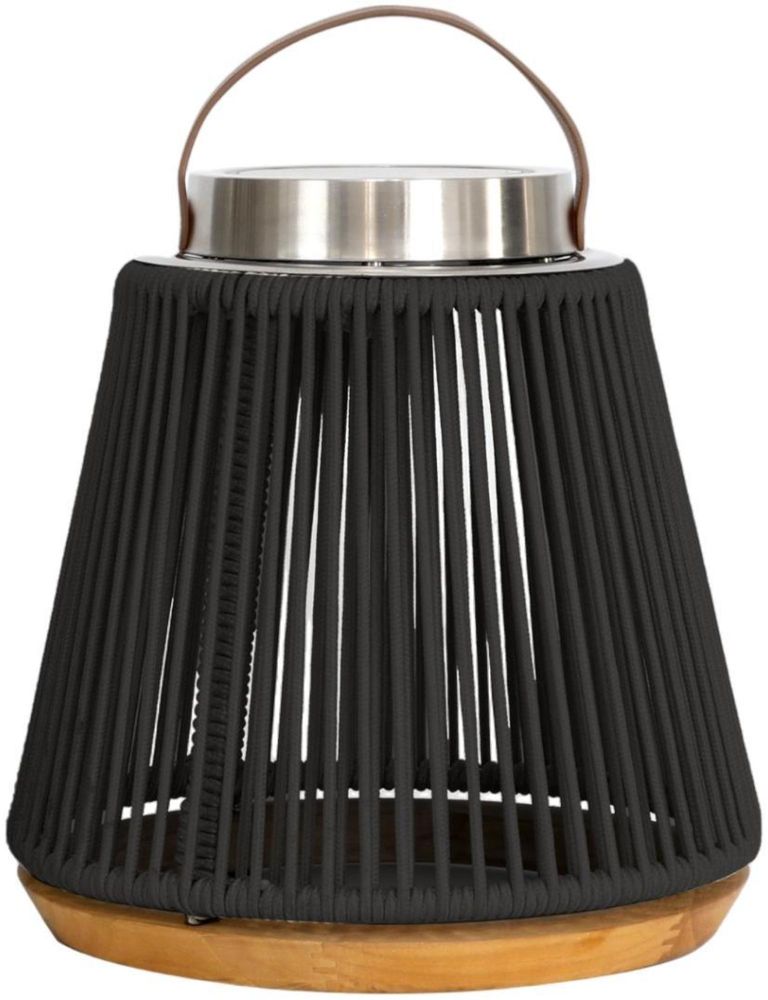 Athena Garden Light - Small - Solar - Charcoal Aluminium