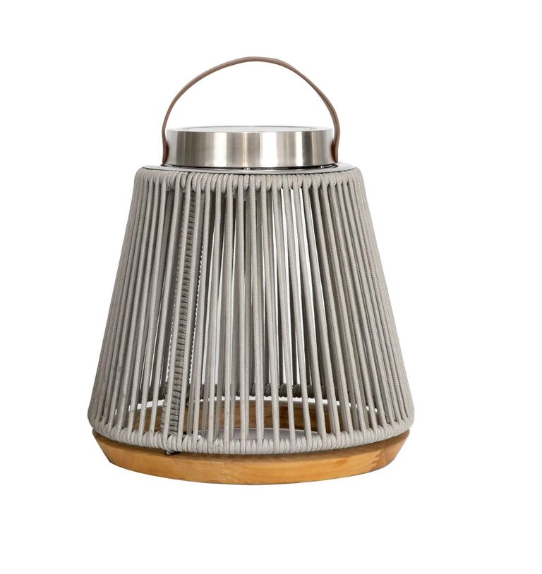 Athena Garden Light - Small - Solar - Light Grey Aluminium