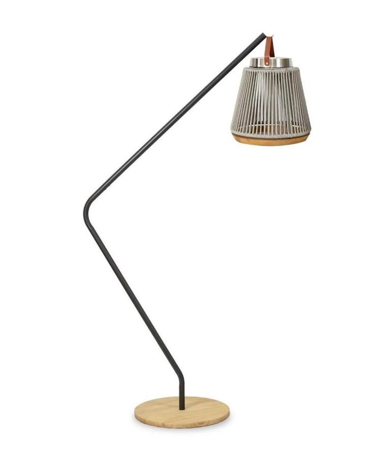 Athena Garden Light - Small - Solar - with Stand - Light Grey Stainless Steel