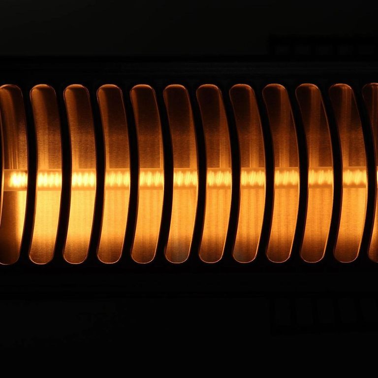 Black Vulcan Parasol Electric Patio Heater - 2000w - Vulcan