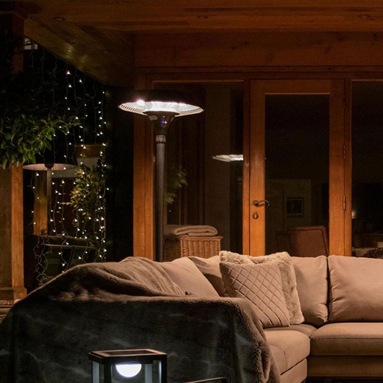 Helio Freestanding Electric Patio Heater - 2100w - Charcoal