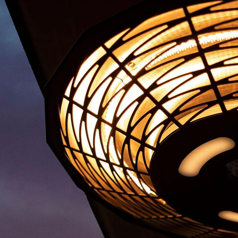 Helio Freestanding Electric Patio Heater - 2100w - Charcoal