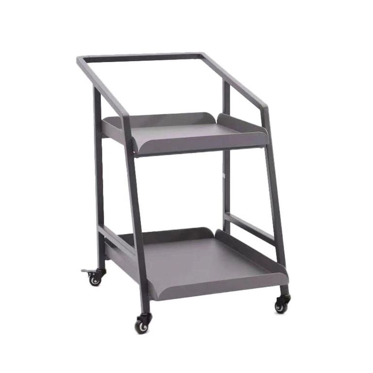 Grey Aluminium Garden Trolley - 2 Tier