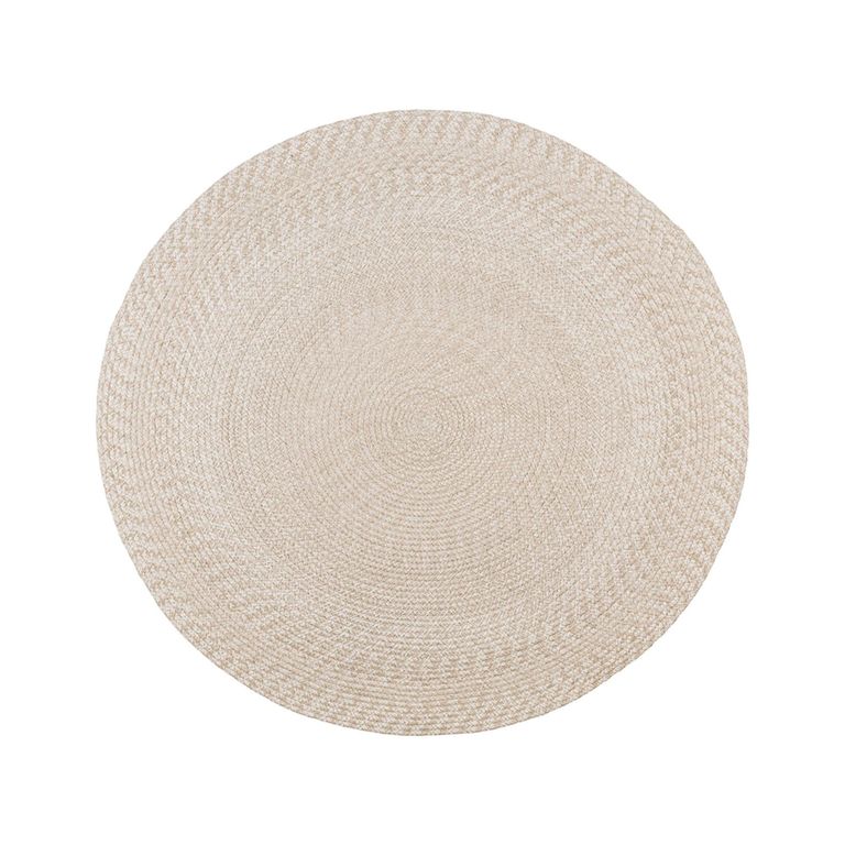 Menorca Rug - Sand - Round - 120cm x 120cm