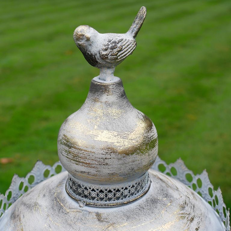 Garden Bird Feeder - Metal - Set of 2