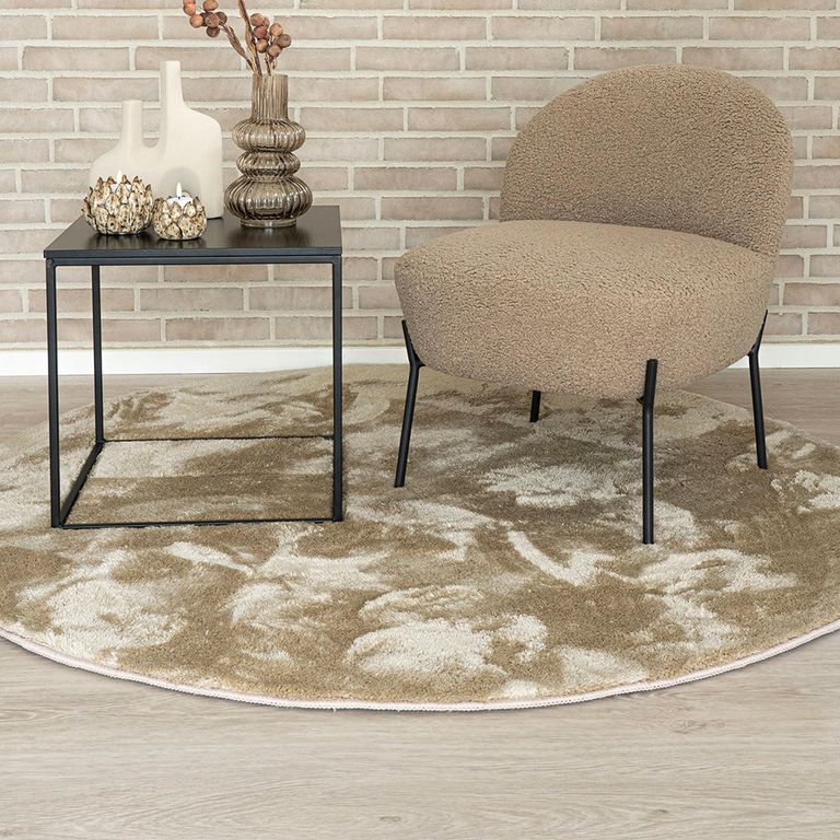 Miami Rug - Beige - Round - 160cm x 160cm